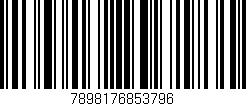 Código de barras (EAN, GTIN, SKU, ISBN): '7898176853796'