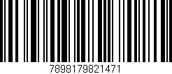 Código de barras (EAN, GTIN, SKU, ISBN): '7898179821471'