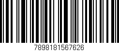 Código de barras (EAN, GTIN, SKU, ISBN): '7898181567626'