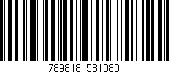 Código de barras (EAN, GTIN, SKU, ISBN): '7898181581080'