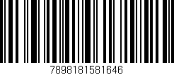 Código de barras (EAN, GTIN, SKU, ISBN): '7898181581646'