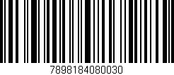Código de barras (EAN, GTIN, SKU, ISBN): '7898184080030'