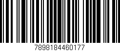Código de barras (EAN, GTIN, SKU, ISBN): '7898184460177'
