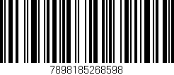 Código de barras (EAN, GTIN, SKU, ISBN): '7898185268598'