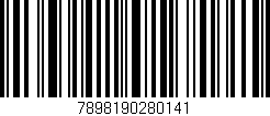 Código de barras (EAN, GTIN, SKU, ISBN): '7898190280141'