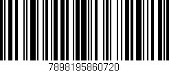 Código de barras (EAN, GTIN, SKU, ISBN): '7898195860720'
