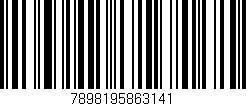Código de barras (EAN, GTIN, SKU, ISBN): '7898195863141'