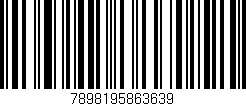 Código de barras (EAN, GTIN, SKU, ISBN): '7898195863639'