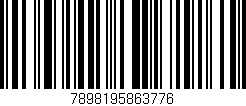 Código de barras (EAN, GTIN, SKU, ISBN): '7898195863776'