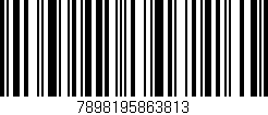 Código de barras (EAN, GTIN, SKU, ISBN): '7898195863813'