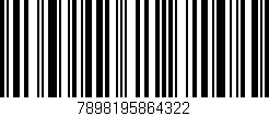 Código de barras (EAN, GTIN, SKU, ISBN): '7898195864322'