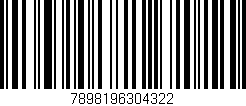 Código de barras (EAN, GTIN, SKU, ISBN): '7898196304322'