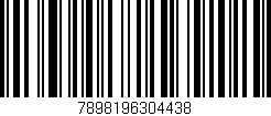 Código de barras (EAN, GTIN, SKU, ISBN): '7898196304438'