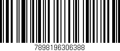 Código de barras (EAN, GTIN, SKU, ISBN): '7898196306388'