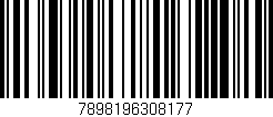 Código de barras (EAN, GTIN, SKU, ISBN): '7898196308177'