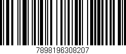 Código de barras (EAN, GTIN, SKU, ISBN): '7898196308207'