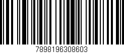 Código de barras (EAN, GTIN, SKU, ISBN): '7898196308603'