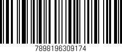 Código de barras (EAN, GTIN, SKU, ISBN): '7898196309174'