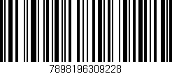 Código de barras (EAN, GTIN, SKU, ISBN): '7898196309228'