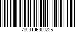 Código de barras (EAN, GTIN, SKU, ISBN): '7898196309235'