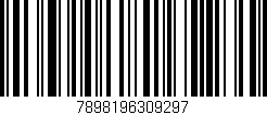 Código de barras (EAN, GTIN, SKU, ISBN): '7898196309297'