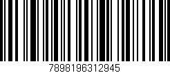 Código de barras (EAN, GTIN, SKU, ISBN): '7898196312945'