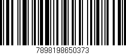 Código de barras (EAN, GTIN, SKU, ISBN): '7898198650373'