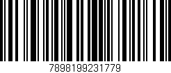 Código de barras (EAN, GTIN, SKU, ISBN): '7898199231779'