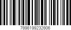 Código de barras (EAN, GTIN, SKU, ISBN): '7898199232806'