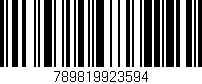 Código de barras (EAN, GTIN, SKU, ISBN): '789819923594'