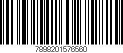 Código de barras (EAN, GTIN, SKU, ISBN): '7898201576560'