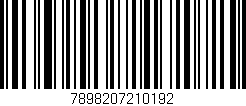 Código de barras (EAN, GTIN, SKU, ISBN): '7898207210192'