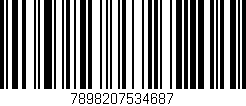 Código de barras (EAN, GTIN, SKU, ISBN): '7898207534687'