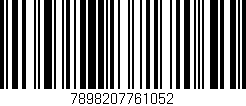 Código de barras (EAN, GTIN, SKU, ISBN): '7898207761052'
