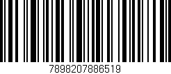 Código de barras (EAN, GTIN, SKU, ISBN): '7898207886519'