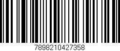 Código de barras (EAN, GTIN, SKU, ISBN): '7898210427358'