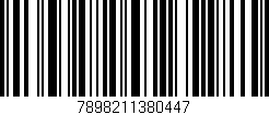 Código de barras (EAN, GTIN, SKU, ISBN): '7898211380447'