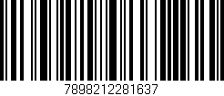 Código de barras (EAN, GTIN, SKU, ISBN): '7898212281637'