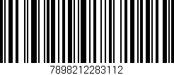 Código de barras (EAN, GTIN, SKU, ISBN): '7898212283112'