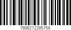 Código de barras (EAN, GTIN, SKU, ISBN): '7898212285758'