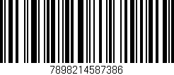 Código de barras (EAN, GTIN, SKU, ISBN): '7898214587386'