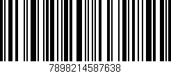 Código de barras (EAN, GTIN, SKU, ISBN): '7898214587638'