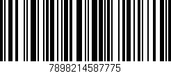 Código de barras (EAN, GTIN, SKU, ISBN): '7898214587775'
