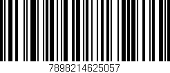 Código de barras (EAN, GTIN, SKU, ISBN): '7898214625057'