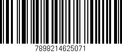 Código de barras (EAN, GTIN, SKU, ISBN): '7898214625071'