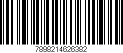 Código de barras (EAN, GTIN, SKU, ISBN): '7898214626382'