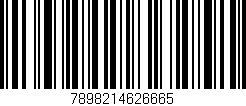 Código de barras (EAN, GTIN, SKU, ISBN): '7898214626665'