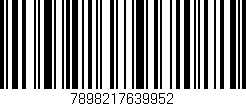 Código de barras (EAN, GTIN, SKU, ISBN): '7898217639952'