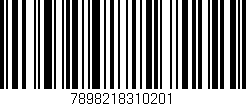 Código de barras (EAN, GTIN, SKU, ISBN): '7898218310201'