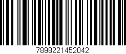 Código de barras (EAN, GTIN, SKU, ISBN): '7898221452042'
